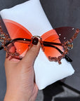 Diamond Butterfly Sunglasses